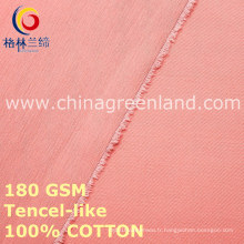 Tissu en sergé 100% coton pour vêtements femme (GLLML460)